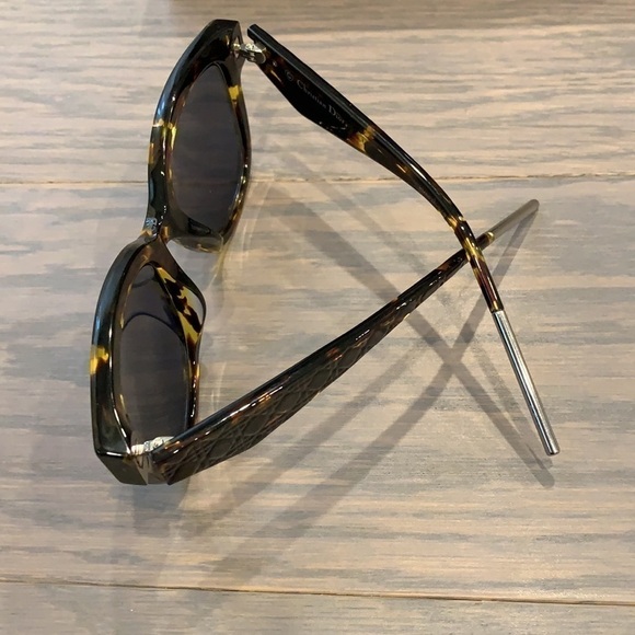 NWT Dior Very Dior 1 Women's Cat Eye Sunglasses in Havana - Picture 5 of 12